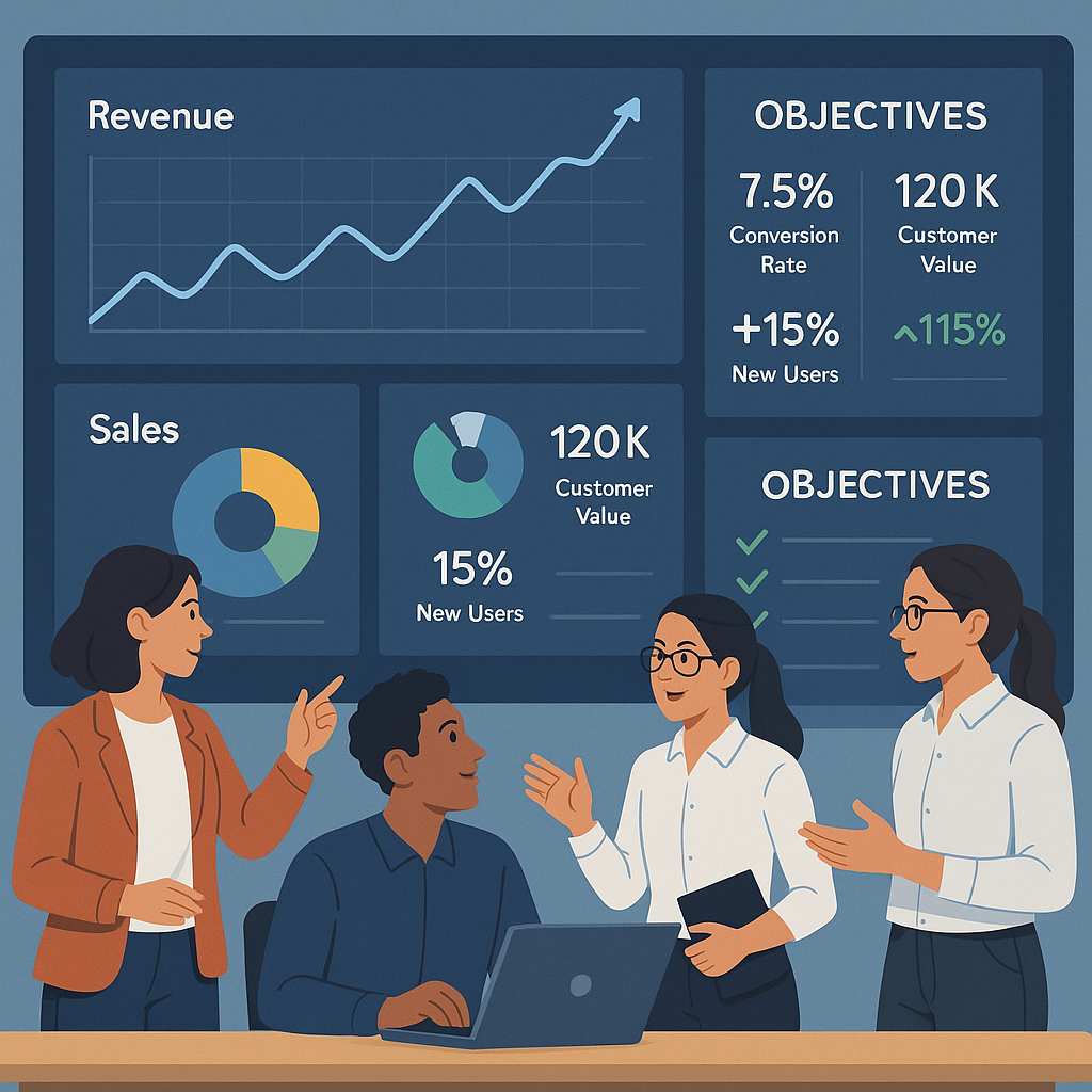 A high-performing agile team collaborating in fron